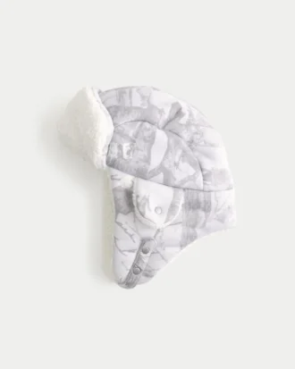 Sherpa-vuorattu trapper-hattu