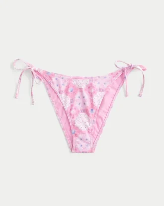 Side Tie Cheeky -bikinialushousut