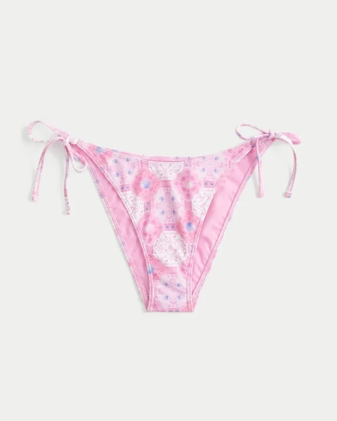 Side Tie Cheeky -bikinialushousut