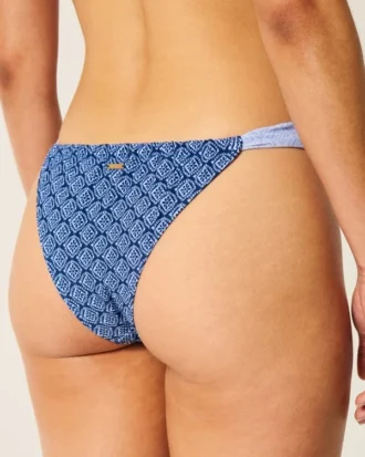 Sivuhihnallinen, korkea-reisinen, pirteä bikinien alaosa