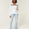 Slim Striped Zip-Up Hoodie Slim Striped Zip-Up Hoodie