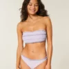 Smokattu bandeau-bikiniliivi Smokattu bandeau-bikiniliivi