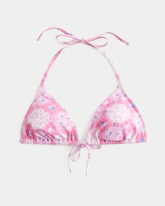 Spring Break Halter Triangle Bikini Top Spring Break Halter Triangle Bikini Top