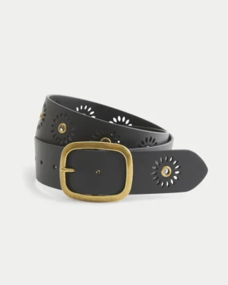 Sunburst Grommet vegaaninen nahkavyö