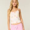 Surf Graphic Fleece Shortie Shorts Surf Graphic Fleece Shortie Shorts