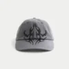 Tatuointikirjailtu baseball-lippis