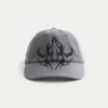 Tatuointikirjailtu baseball-lippis