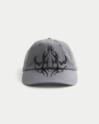 Tatuointikirjailtu baseball-lippis