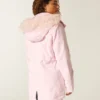 Tekoturkiksella vuorattu parka Tekoturkiksella vuorattu parka