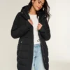 Tekoturkiksella vuorattu puffer-parka Tekoturkiksella vuorattu puffer-parka