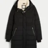 Tekoturkiksella vuorattu puffer-parka Tekoturkiksella vuorattu puffer-parka