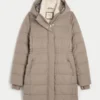 Tekoturkiksella vuorattu puffer-parka Tekoturkiksella vuorattu puffer-parka