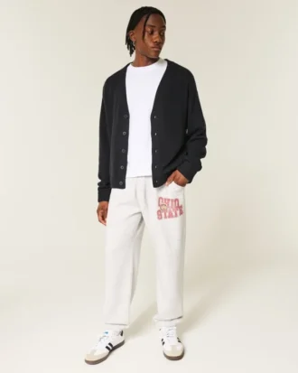 The Ohio State University Buckeyes Graphic Baggy Cinch Fleece Joggers The Ohio State University Buckeyes Graphic Baggy Cinch Fleece Joggers