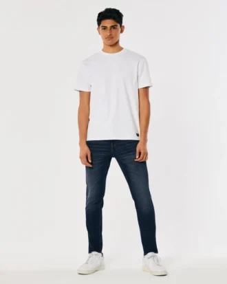 Tummat pesun urheilulliset skinny-farkut