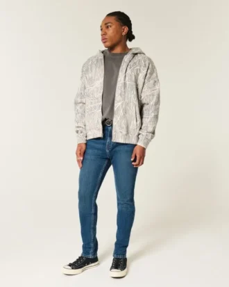 Tummat pesun urheilulliset skinny-farkut