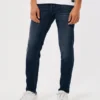 Tummat pesun urheilulliset skinny-farkut Tummat pesun urheilulliset skinny-farkut