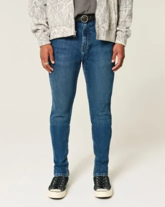 Tummat pesun urheilulliset skinny-farkut