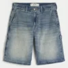 Tummat, väljät denimshortsit Tummat, väljät denimshortsit