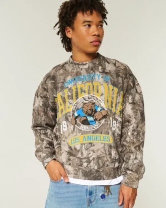 UCLA Bruins -grafiikka Camo Crew -huppari