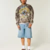 UCLA Bruins -grafiikka Camo Crew -huppari