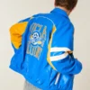 UCLA Bruins -grafiikkakuvioinen tekonahkatakki UCLA Bruins -grafiikkakuvioinen tekonahkatakki