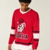 University of Georgia Bulldogs -graafinen jääkiekkopaita University of Georgia Bulldogs -graafinen jääkiekkopaita