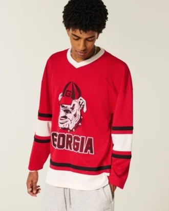 University of Georgia Bulldogs -graafinen jääkiekkopaita