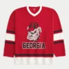 University of Georgia Bulldogs -graafinen jääkiekkopaita University of Georgia Bulldogs -graafinen jääkiekkopaita