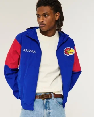 University of Kansas Jayhawks -grafiikalla varustettu huppari
