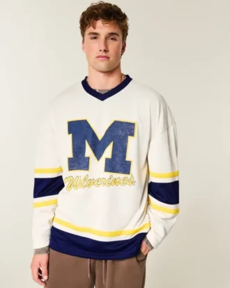 University of Michigan Wolverines -graafinen jääkiekkopaita