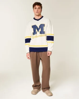 University of Michigan Wolverines -graafinen jääkiekkopaita