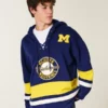 University of Michigan Wolverines -grafiikkajääkiekkojersey-huppari University of Michigan Wolverines -grafiikkajääkiekkojersey-huppari