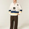 University of Notre Dame Fighting Irish -graafinen jääkiekkopaita huppari University of Notre Dame Fighting Irish -graafinen jääkiekkopaita huppari