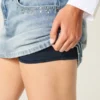 Vaalea pesu, nastoitettu denim-minihame Vaalea pesu, nastoitettu denim-minihame