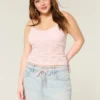 Vaalea pesu Shoelace Denim Mini Skort Vaalea pesu Shoelace Denim Mini Skort