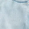 Vaaleat, koristellut superbaggy-denimshortsit Vaaleat, koristellut superbaggy-denimshortsit