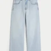 Vaaleat New York Graphic Super Baggy -farkut Vaaleat New York Graphic Super Baggy -farkut