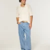 Vaaleat skater-malliset baggy-farkut Vaaleat skater-malliset baggy-farkut