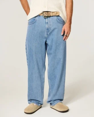 Vaaleat skater-malliset baggy-farkut