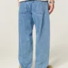Vaaleat skater-malliset baggy-farkut Vaaleat skater-malliset baggy-farkut