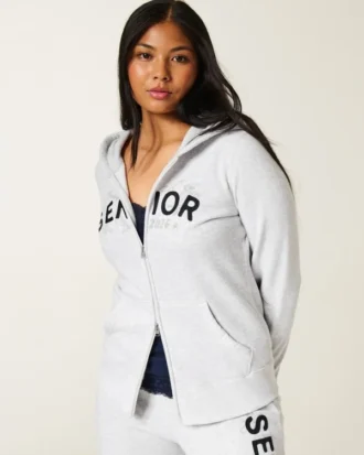 Vetoketjullinen Senior Graphic Hoodie