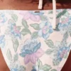 Virkattu, korkea-reunainen bikinialushousu