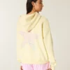 Ylisuuri Starfish Graphic Zip-Up Hoodie Ylisuuri Starfish Graphic Zip-Up Hoodie